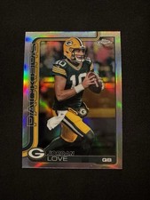 2025 Topps Chrome Jordan Love Silver Refractor #109 Green Bay Packers QB