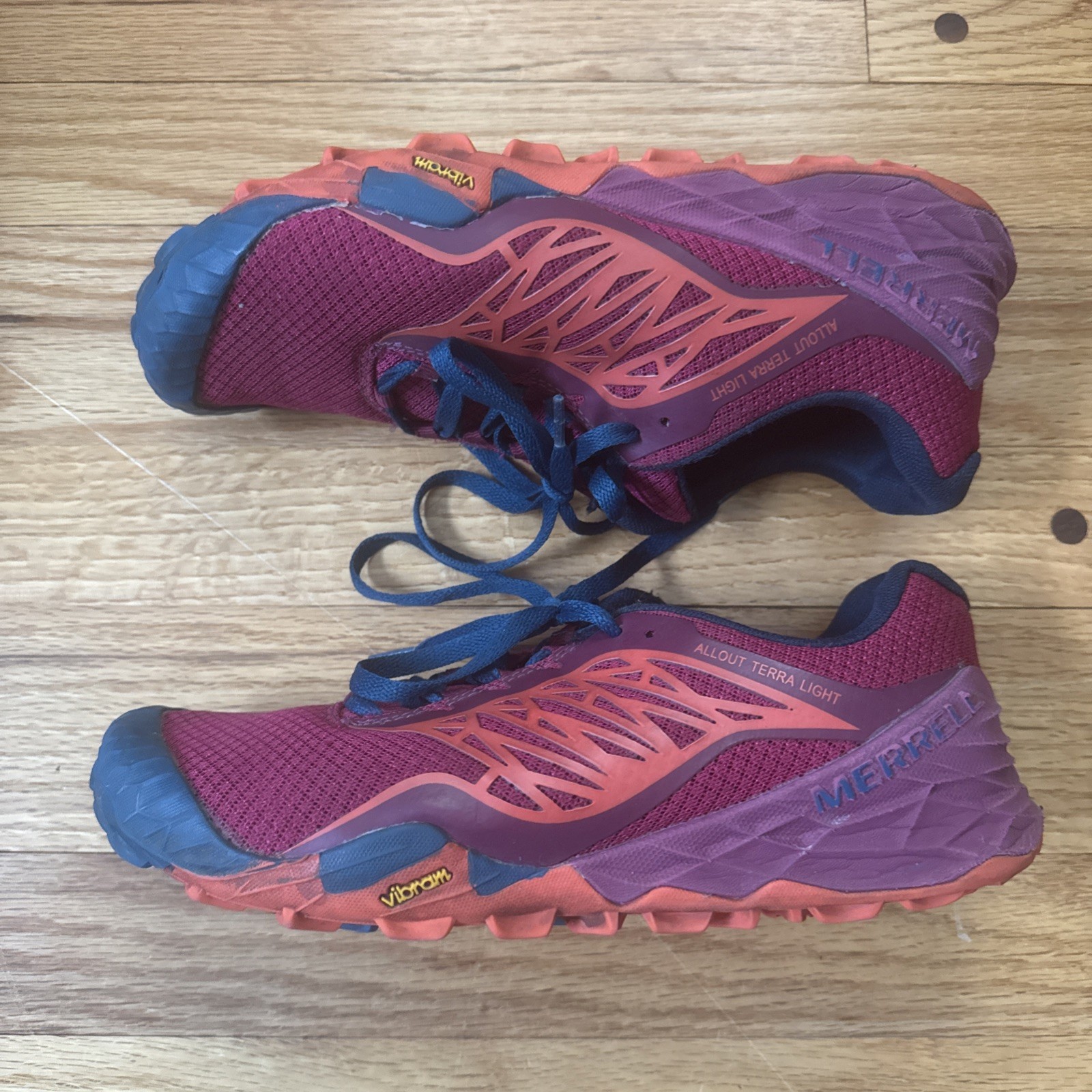 Scarpa Merrell Donna 8.5 All Out Terra Leggera Corsa Escursionismo Trail Vibram Sport