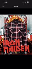 Dixxon Flannel Co "Iron Maiden 50th Anniversary" Shirt Men's Size: L