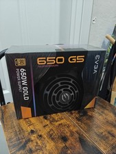 EVGA SuperNOVA 650 G5 650W ATX Fully Modular Gold Power Supply Eco Mode