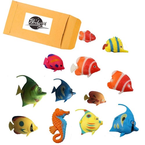 Artificial Lifelike Plastic Fish for Aquarium Tank Decorations Ornaments | Ra...