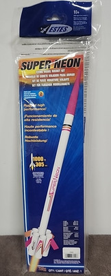 Estes SUPER NEON #7242 New Model Rocket Kit 22.3'' Tall Free Shipping!