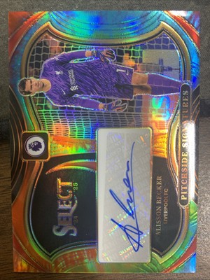 ALISSON BECKER 2024/25 PANINI SELECT TIE-DYE PITCHSIDE SIGNATURES