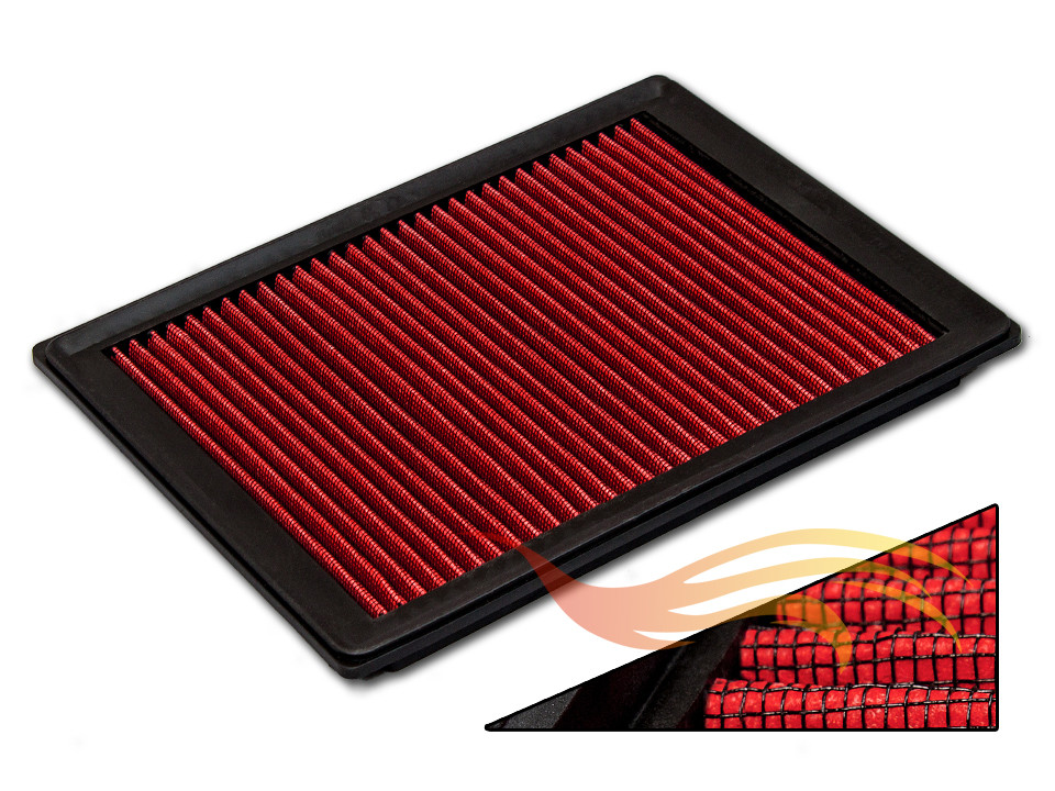 Rtunes Reusable High Flow Racing OEM Drop-In Panel Dry Engine Air Filter GF1541