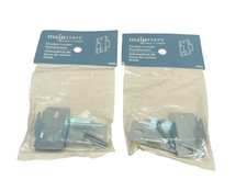 Lot of 2 - Mainstays  14123 Double Curtain Steel Rod Brackets for Windows