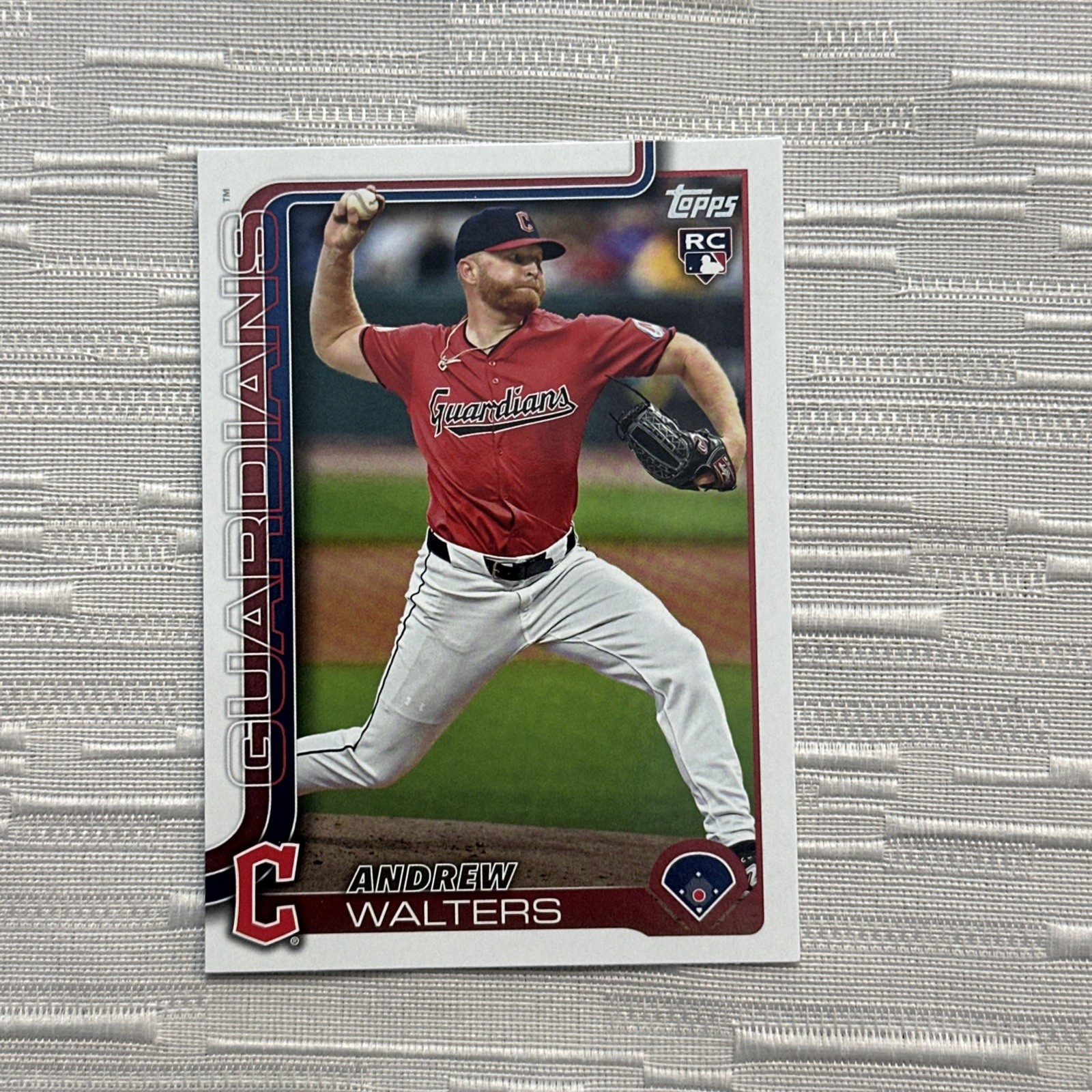 Andrew Walters | 637 | 2025 Topps | Series 2 | Guardians | P | RC 