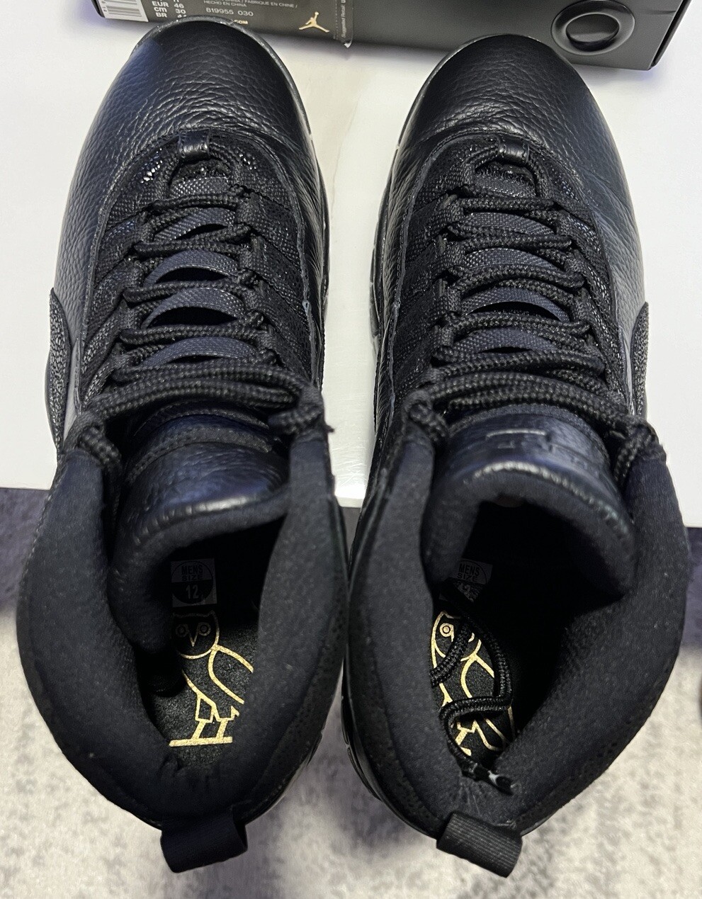Size 12 - OVO x Air Jordan 10 Retro Black image 4