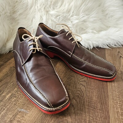 RARE! Michael Toschi Mirco Bicycle Toe Shoes, 12, Chocolate/Red