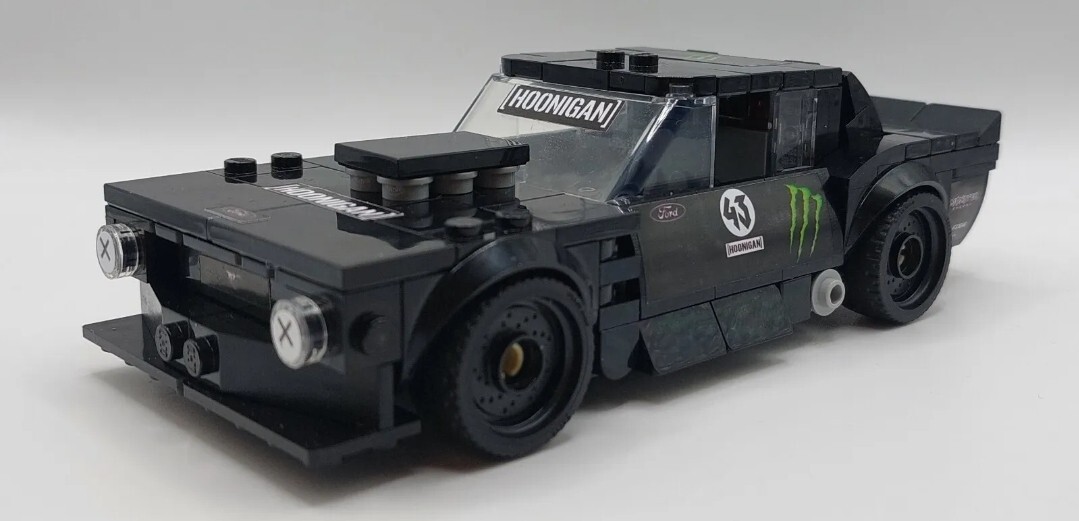 LEGO Ken Block Hoonicorn Custom Sticker Set For Speed Champions