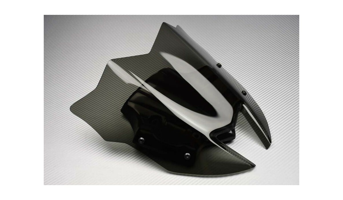 Pare-brise pour Kawasaki Z900 saute-vent noir pour balades et road trips