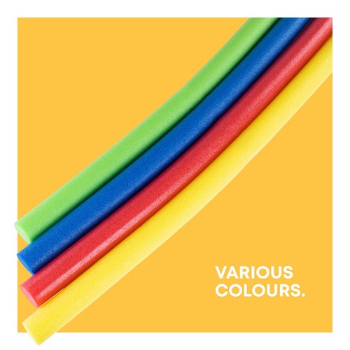2 x Swimming Pool Noodle Float Aid Woggle Logs Noodles Water Flexible Wet Tub UK - 第 4/8 張圖片