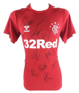 rangers fc signed memorabilia