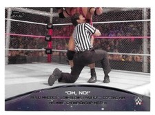 2015 Topps WWE Crowd Chants Oh No Brad Maddox low-blows Ryback costing WWE 