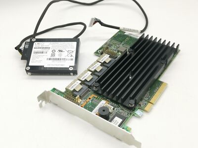 LSI 9260-16i LSI00208 SAS SATA 6Gb/s PCIe x8 16-Port RAID Controller + Battery