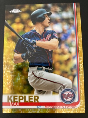 2019 Topps Chrome Gold Refractor 67 Max Kepler ed/50