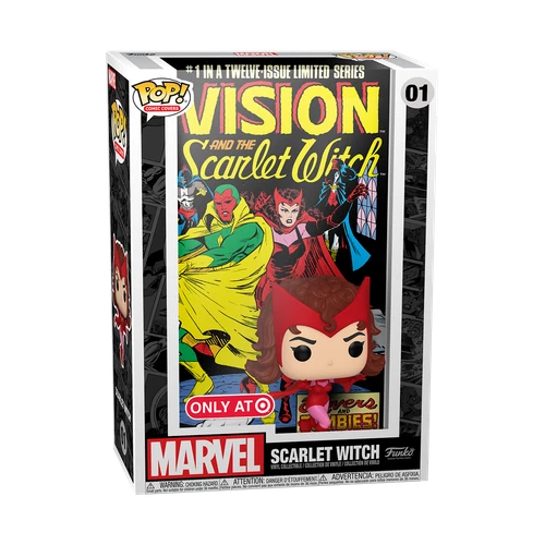 Funko Pop! Comic Book Cover with Case: Marvel - Scarlet Witch - Target...