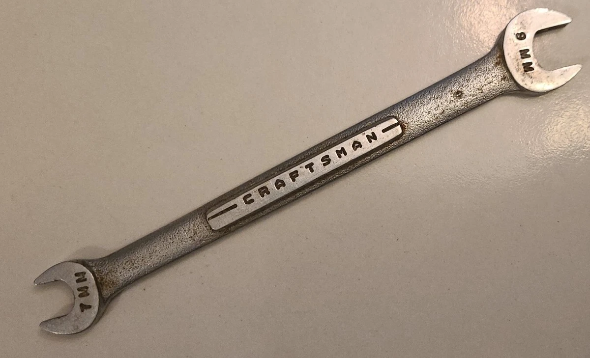Vintage Craftsman USA Made V Series 7mm X 9mm Open End Wrench eBay