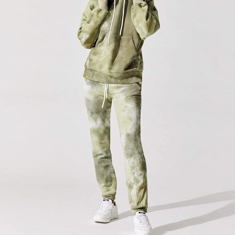 Green tie dye sweatpants new arrivals