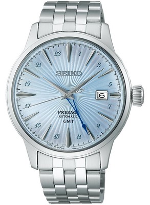Seiko Presage Cocktail Time GMT Skydiving SARY241 Men's Watch Date Mechanical