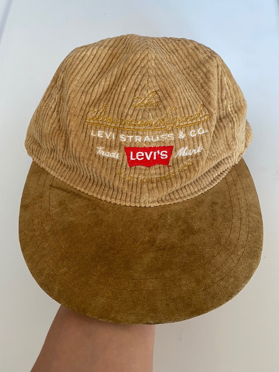 Rare Vintage Levi Strauss Corduroy Strap back Hat | eBay