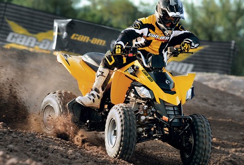Orange Skull Shock Covers Bombardier Can Am DS 250 DS250 ATV (Set of 3) - Picture 2 of 6
