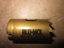 BLU MOL Hole Saw C20 1-1/4 Inch Diameter CARBIDE Tipped 32MM BLU-MOL USA 1.25 in