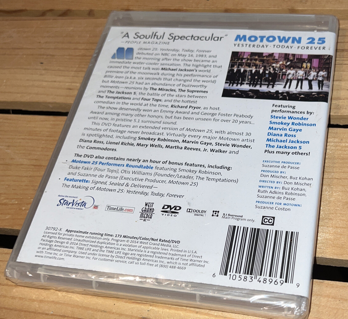Motown 25: Yesterday Today (DVD) 610583489699| eBay