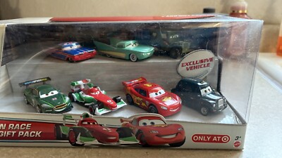 Disney Pixar Cars London Race 7 Pk Target Exclusive w/Chauncy Fares (2012)