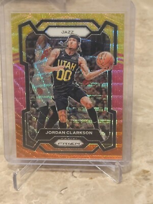 2023-24 Panini Prizm Jordan Clarkson Prizm Multi Wave #62/88 Jazz