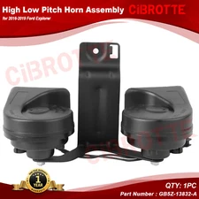 High Low Pitch Horn Assembly for 2016-2019 Ford Explorer GB5Z-13832-A