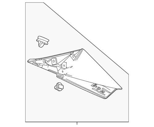 Conjunto de aplique de carrocería para Buick Encore Sport Touring 2020-2024 (P/N 42814478)
