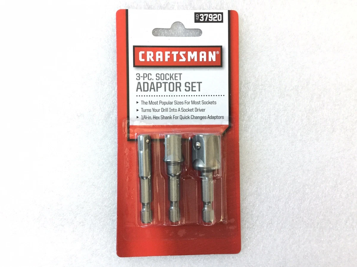 CRAFTSMAN 1/2-in to 3/8-in Standard Socket Adapter in the Socket Adapters  department at