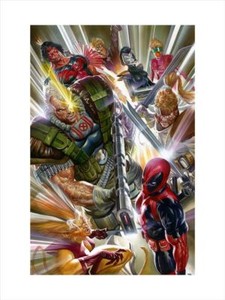 Alex Ross SIGNED Marvels 4 X-Force NYCC 2021 Exclusive Printer Proof Ltd Ed 25