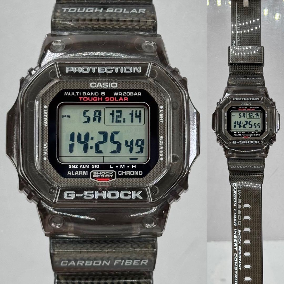 Casio G-Shock GW-S5600-1JF Tough Solar Carbon Fiber Band Casio G-Shock GW-S5600-1JF Tough Solar Carbon Fiber Band