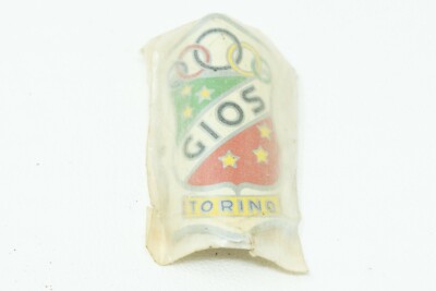 Logo Rétro Vélo Gios En Métal Pour Cadre - Collection - Neuf