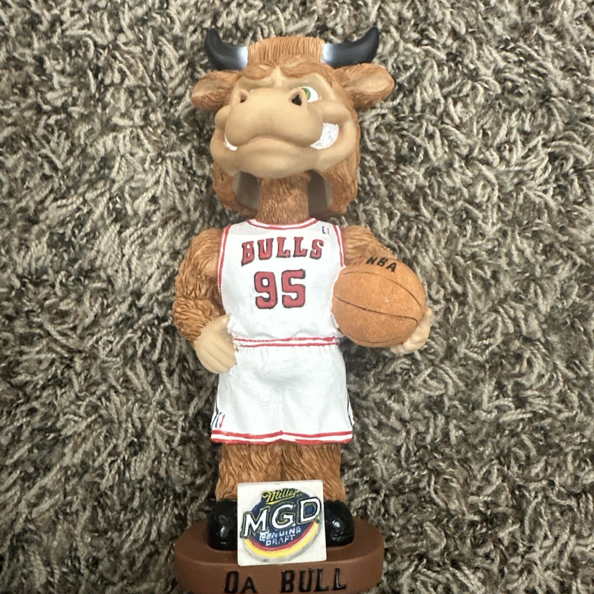 Benny Da Bull Chicago Bulls Vintage Mascot SGA Bobblehead