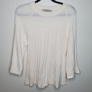 lightweight cream sweater