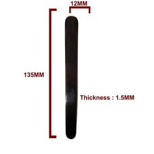 Zaza - Cow Horn 135mm Dark - Oud Risha / Reeshe / Plectrum / Pick One Plectrum 