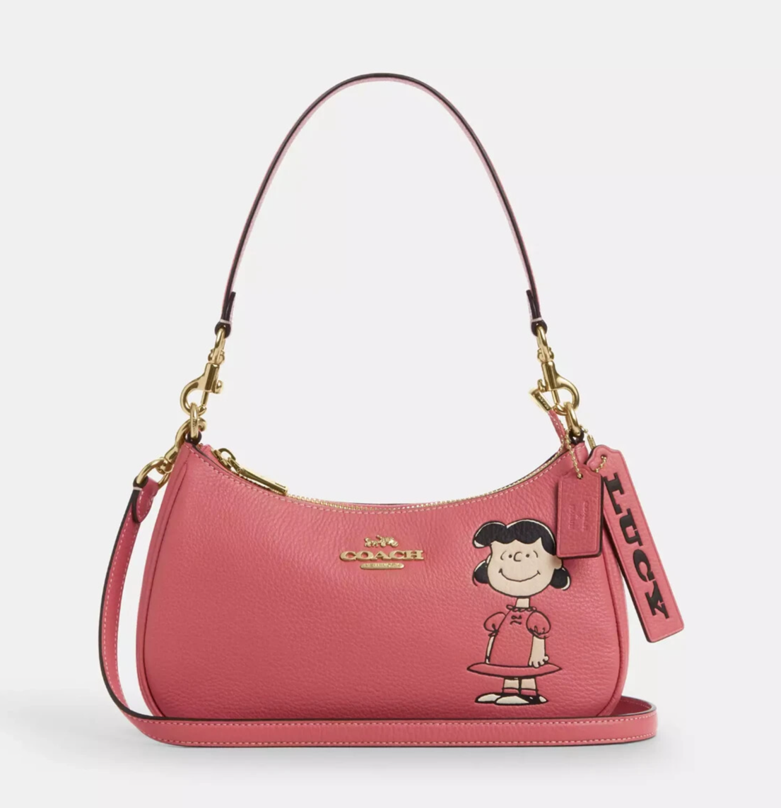 Coach x PEANUTS 2025 Teri Shoulder Bag - Lucy CBM32 NEW | eBay