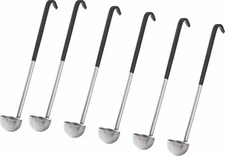 Vollrath 58011   1 Ounce Ladle with Black Kool-Touch Handle Stainless Steel