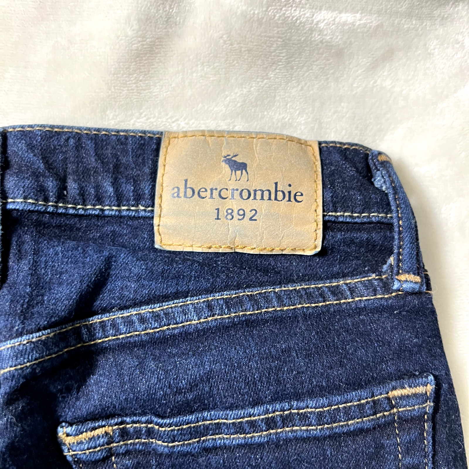 Abercrombie Kids Skinny Jeans Girls Size 11/12 Dark Stone Wash