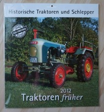 Traktoren früher Kalender 2012 Historische Traktoren 29x32 cm - NEU & OVP