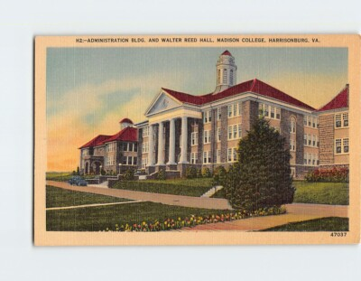 #ad #ad Postcard Administration Building Madison College Harrisonburg Virginia USA $9.09