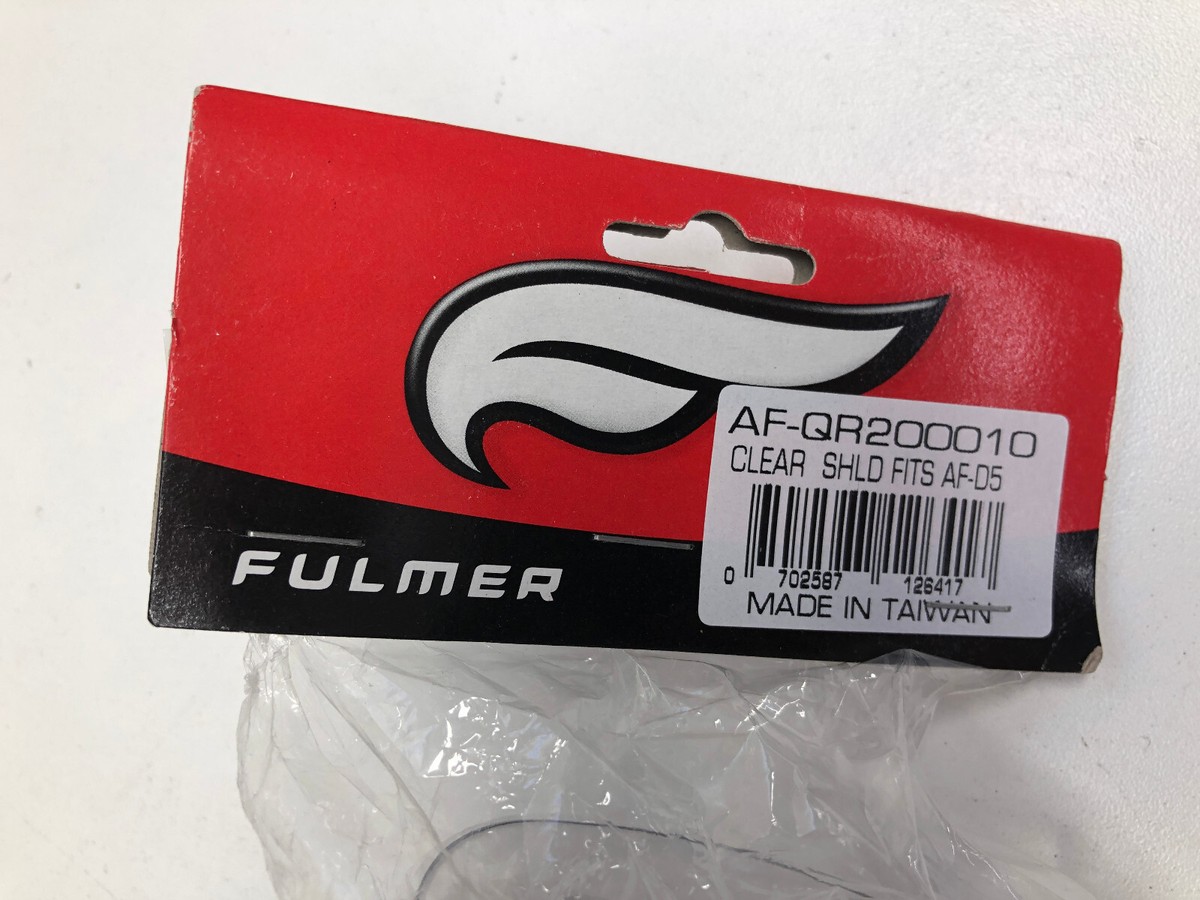 の NOS Genuine Fulmer AF-D5 Helmet Clear Shield Visor P/N AF-QR200010