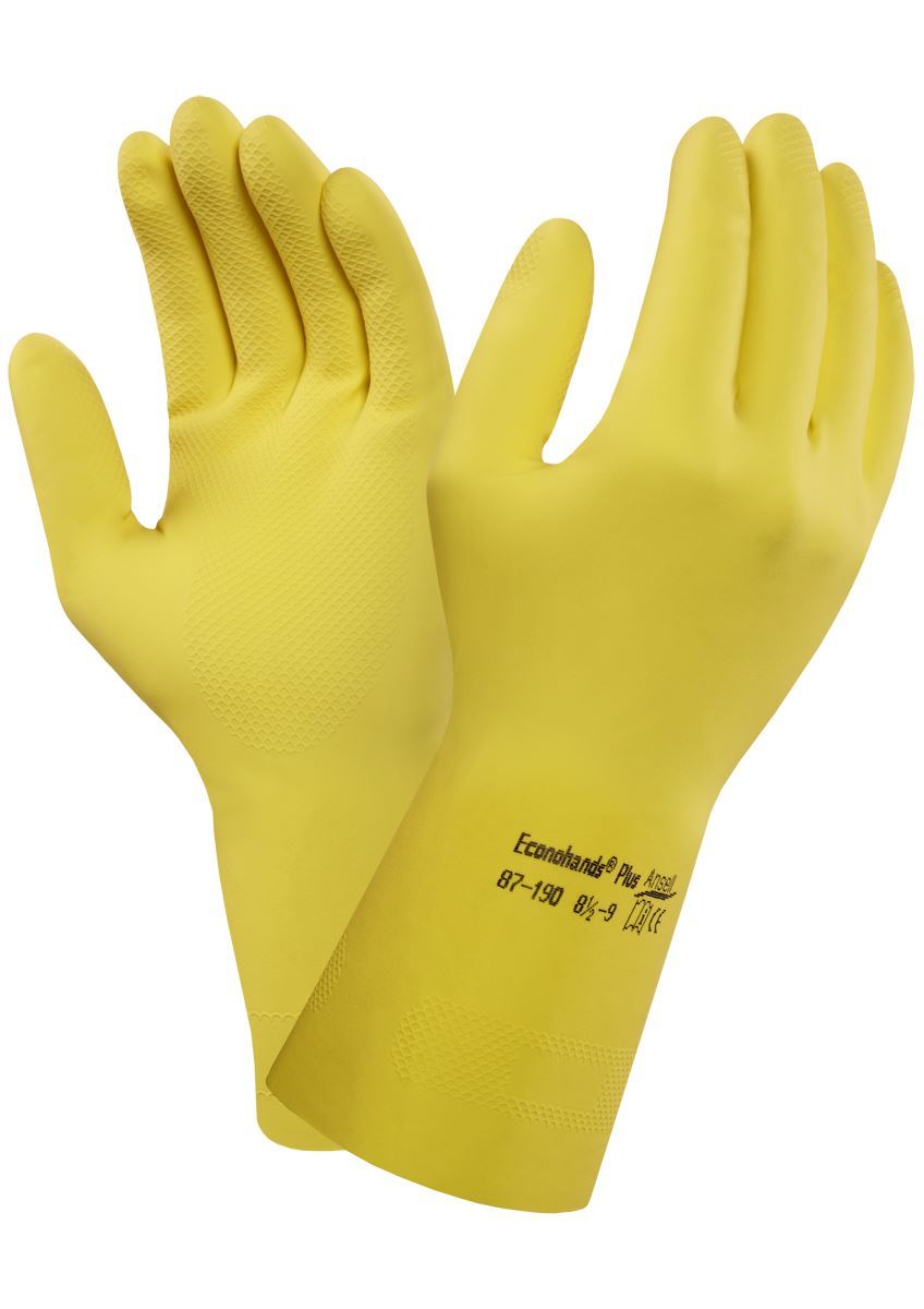 Ansell Chemikalienschutz Handschuhe 87 190 Restposten Econohands