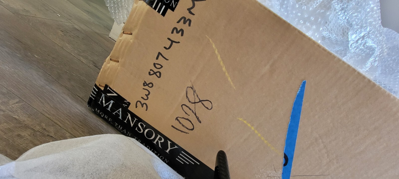 BENTLEY GT3 MANSORY CARBON FIBER REAR WING GENUINE OEM MANSORY 3W8807433M