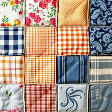 Digital Picture of Beautiful checkered and line pattern printable file