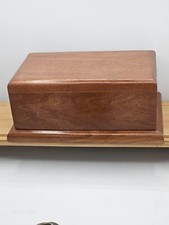Wood Cremation Urn Wooden Urns - Mahogany Boxwood