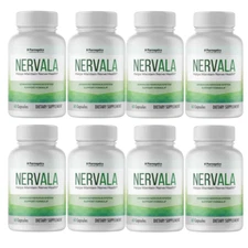 Nervala Nerve Pain Relief Neuropathy by Pharmagetics - 8 Bottles
