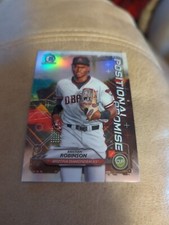 KRISTIAN ROBINSON 2021 BOWMAN CHROME POSITIONAL PROMISE REFRACTOR CARD # POS-KR